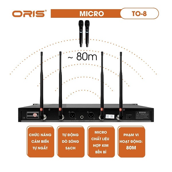 Micro Không Dây Hoạt Động Bắt Sóng