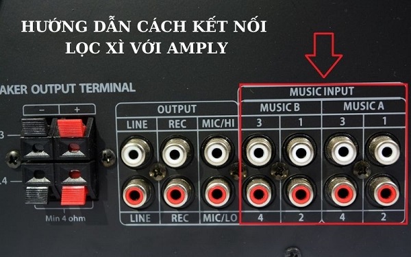 Phối Ghép Lọc Xì Với Amply