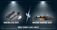 Dàn Karaoke Gia Đình Nên Chọn Micro Có Dây Hay Không Dây?