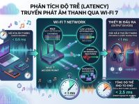 Wi-Fi 7 v&agrave; Zero-Latency Audio: T&aacute;i định nghĩa hạ tầng truyền dẫn trong Smart Home Ecosystem 2026
