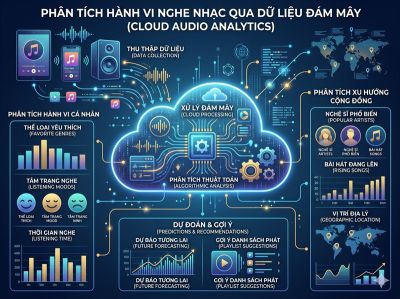 Ph&acirc;n t&iacute;ch h&agrave;nh vi nghe nhạc qua Cloud Audio Analytics | MyAI Vietnam Lab