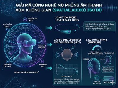 Giải m&atilde; Spatial Audio 360: C&ocirc;ng nghệ Chip &amp; AI Tuning 2026 | MyAI Lab